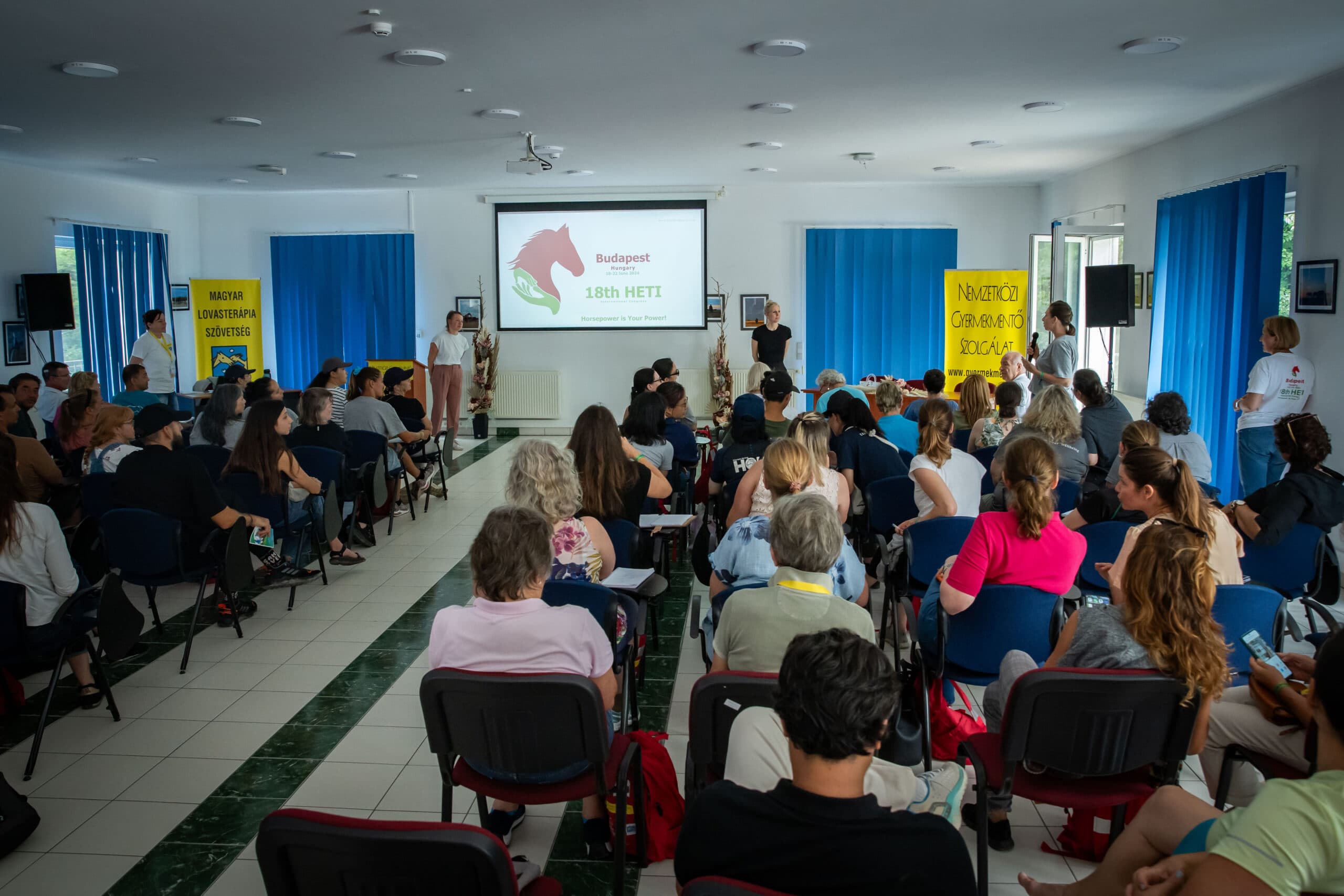 Begeistertes Publikum beim 18th HETI International Congress in Budapest