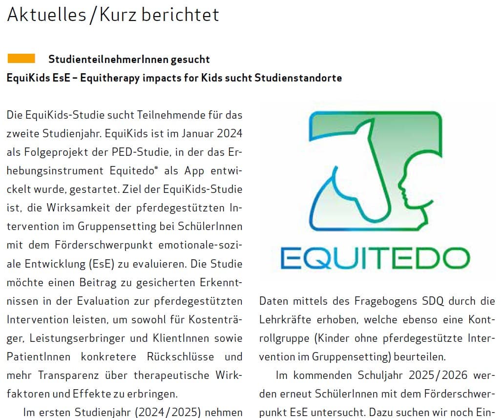 EQUITEDO® erneut in der Mensch und Pferd International!